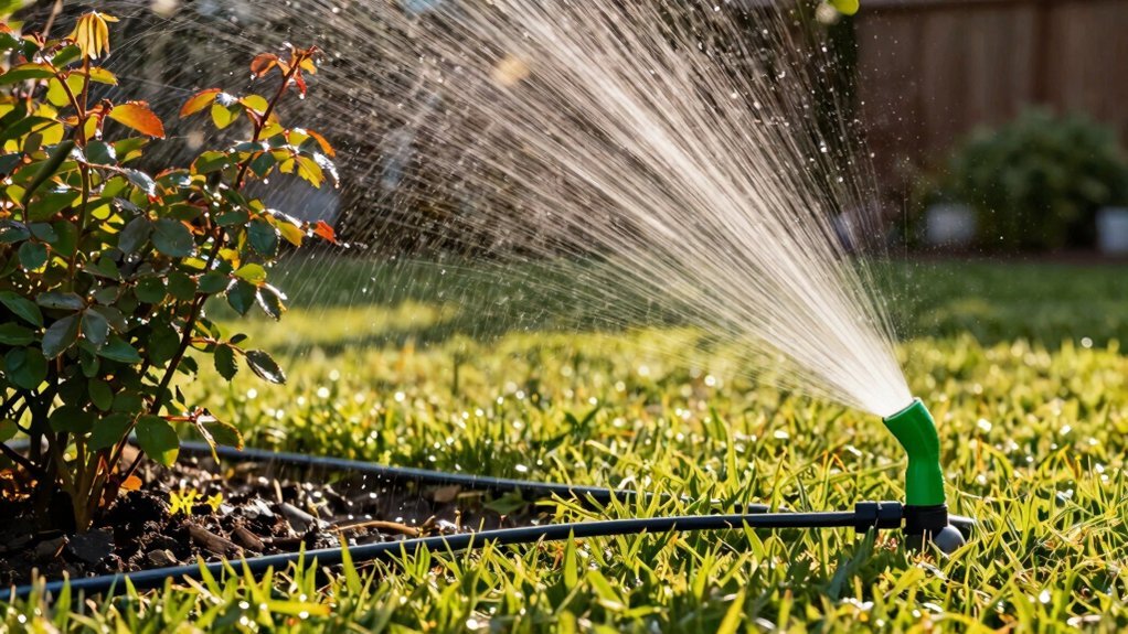 drip and sprinkler same zone