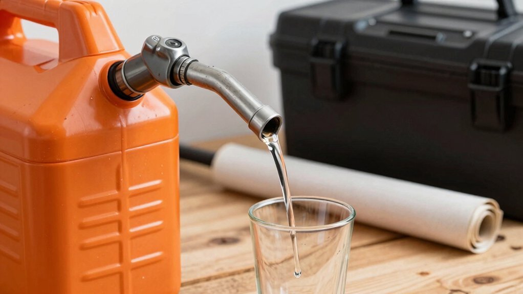 efficient gas can nozzle usage