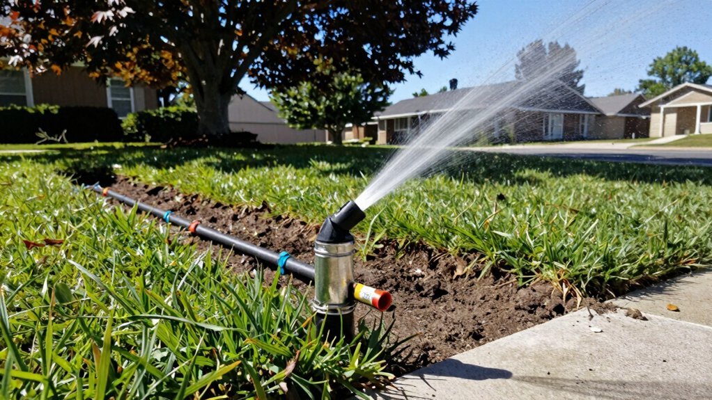 efficient irrigation via sprinkler zoning