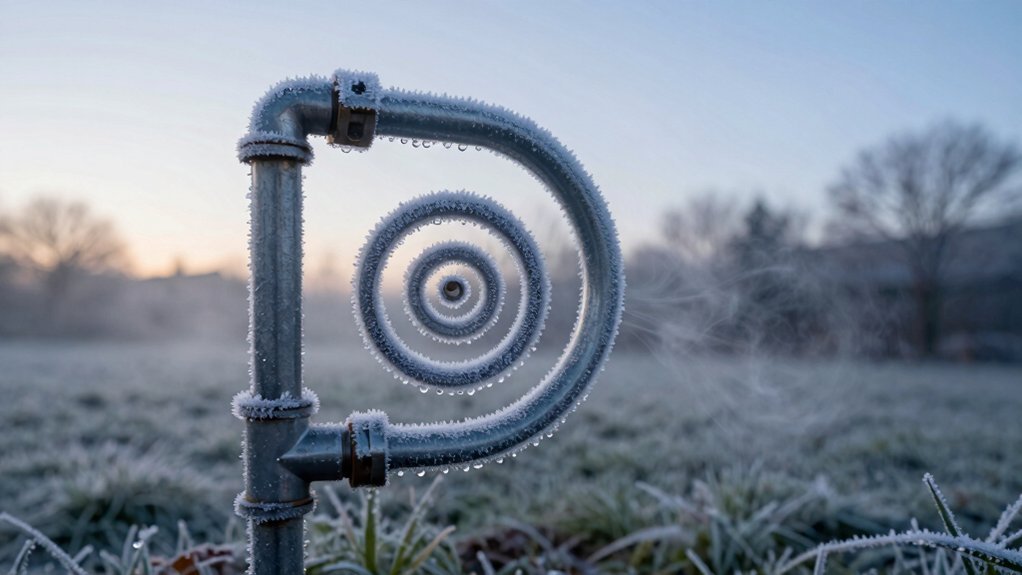 freezing temperature sprinkler pipe protection