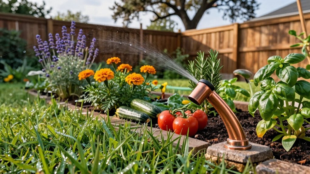 garden sprinkler system requirement analysis