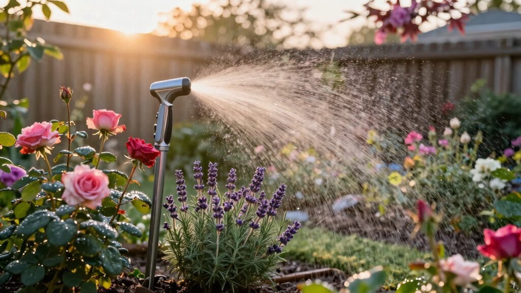 healthy garden sprinkler timing tips