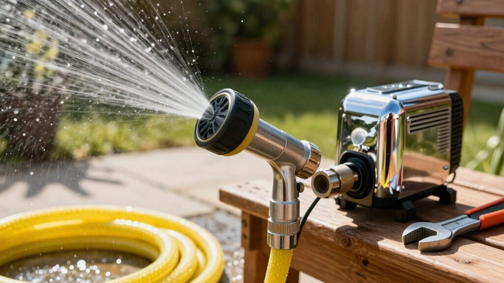 increasing garden hose water pressure