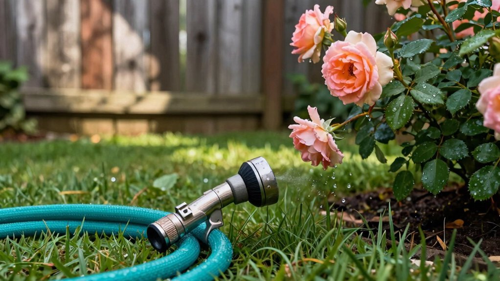 leaving garden hose running inadvisable