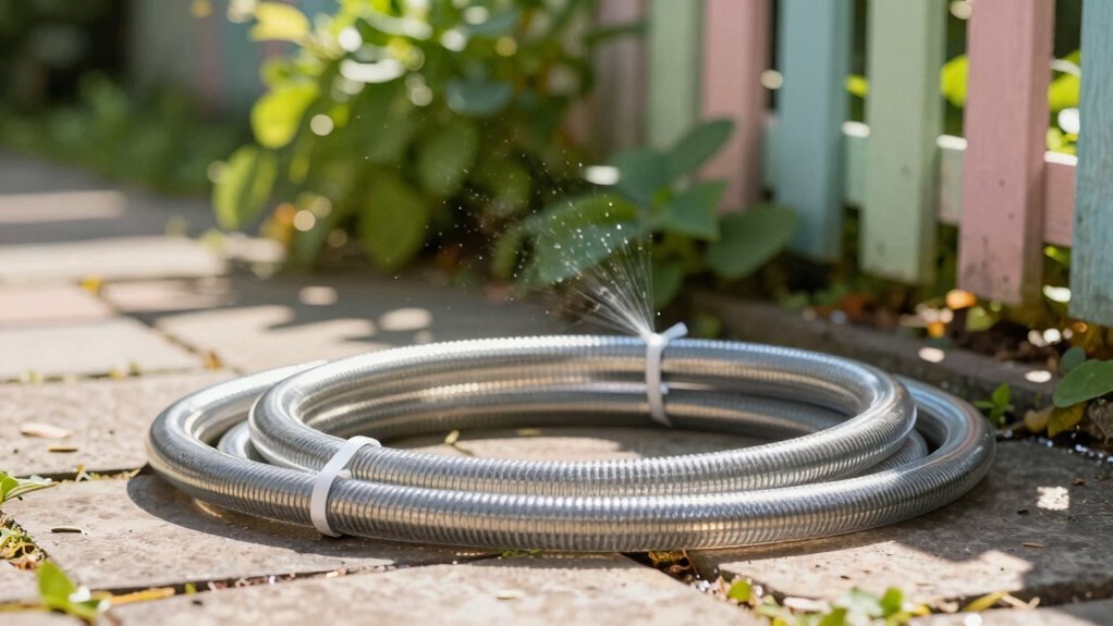 many garden hoses connectable together