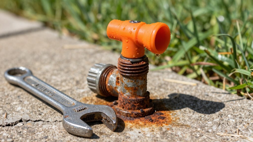 moderately difficult sprinkler head relocation task