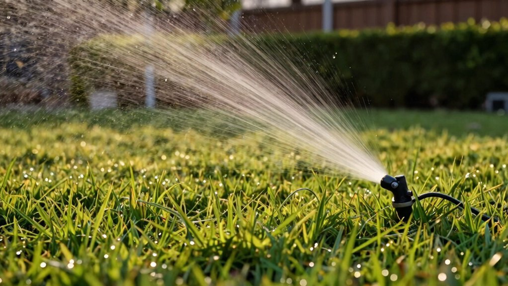 new grass watering time guidance