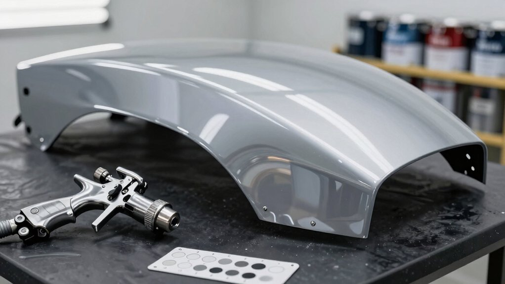 nozzle size critical clear coat application