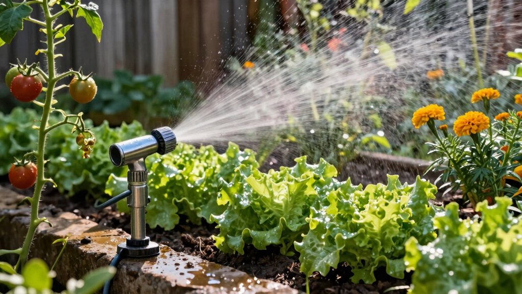 oscillating sprinklers garden effectiveness questioned
