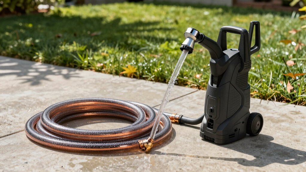 pressure washer garden hose selection