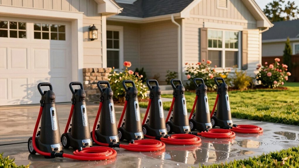 pressure washers clean house shine