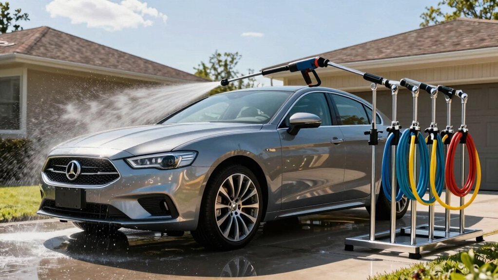 pressure washers make cars shine