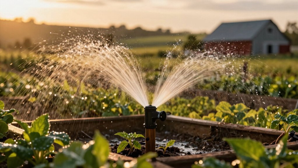 sprinkler automation irrigation farming