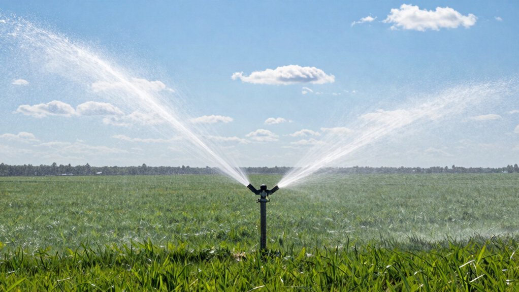 sprinkler covers largest area