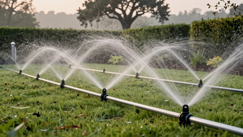 sprinkler depth for optimal coverage