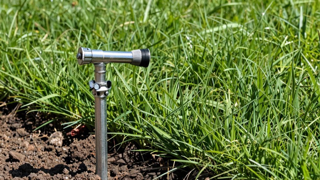 sprinkler head height for sod
