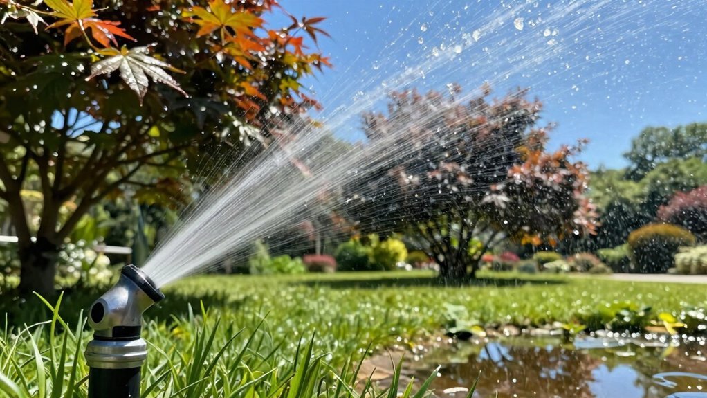 sprinkler systems water conservation effectiveness