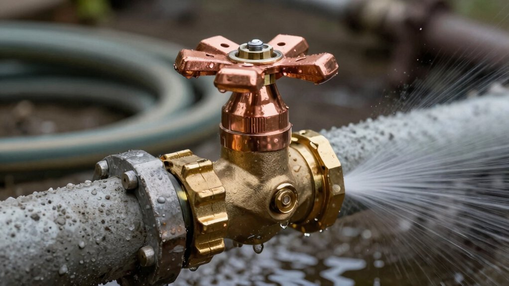 sprinkler valve malfunction causes water hammer