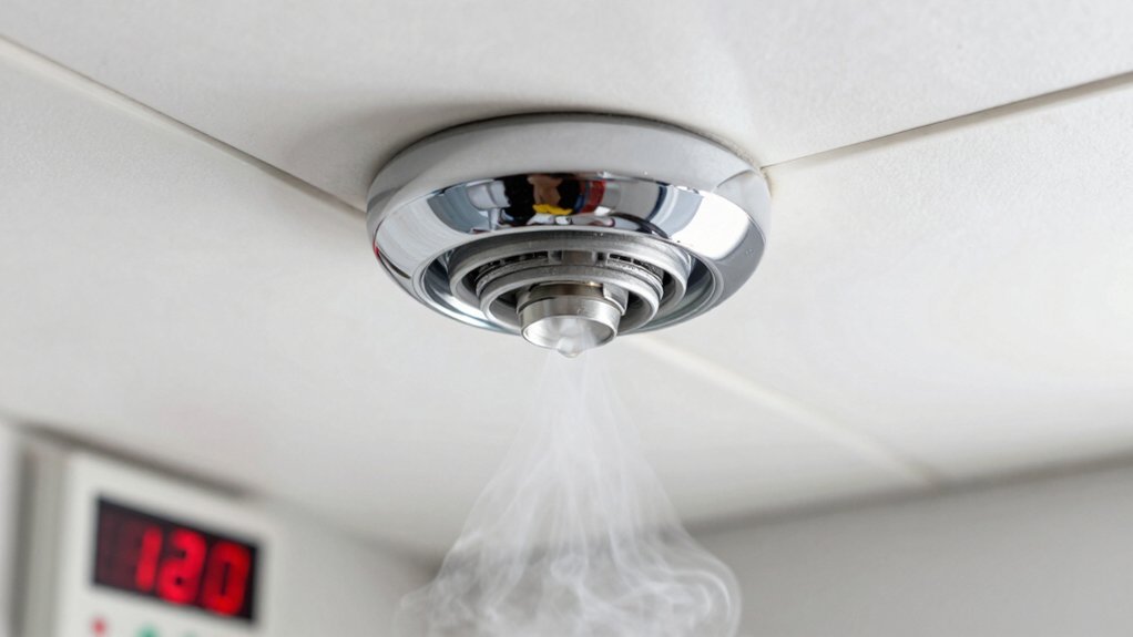 temperature triggers sprinkler activation