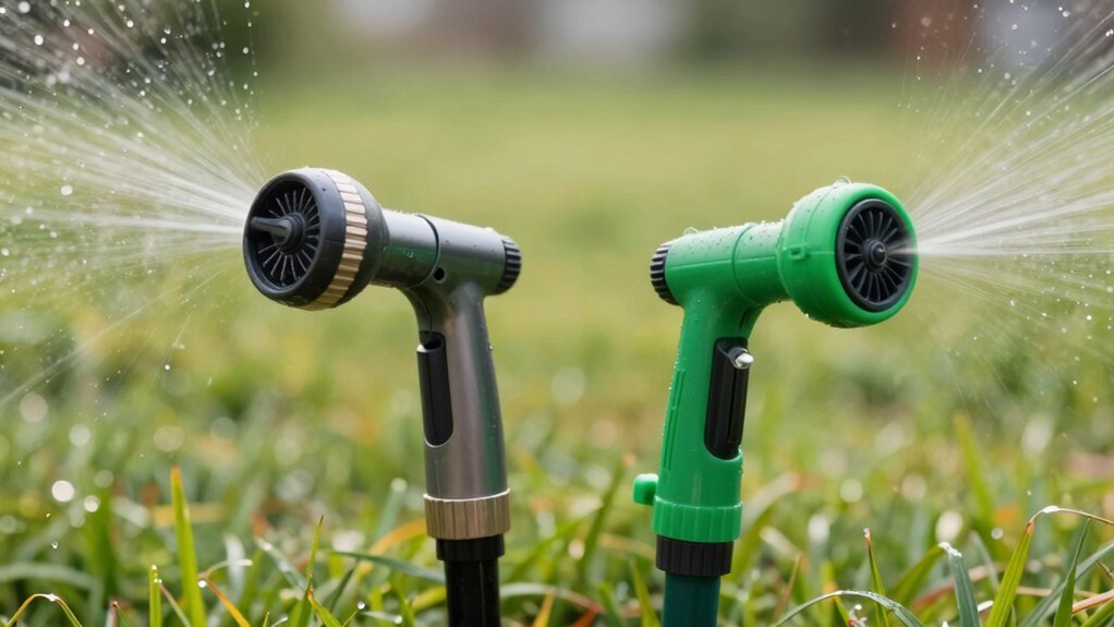 turbo vs regular nozzle gardening comparison