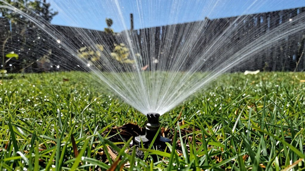 water usage by sprinklers